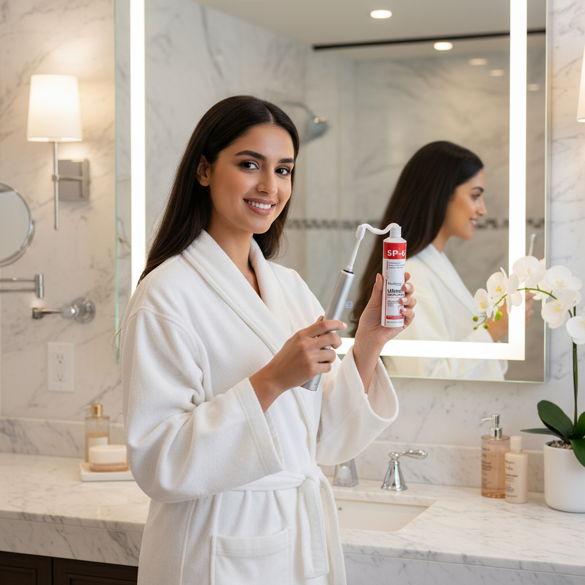 SP6 - المعجون اصلا و الأقوى لتبييض الأسنان