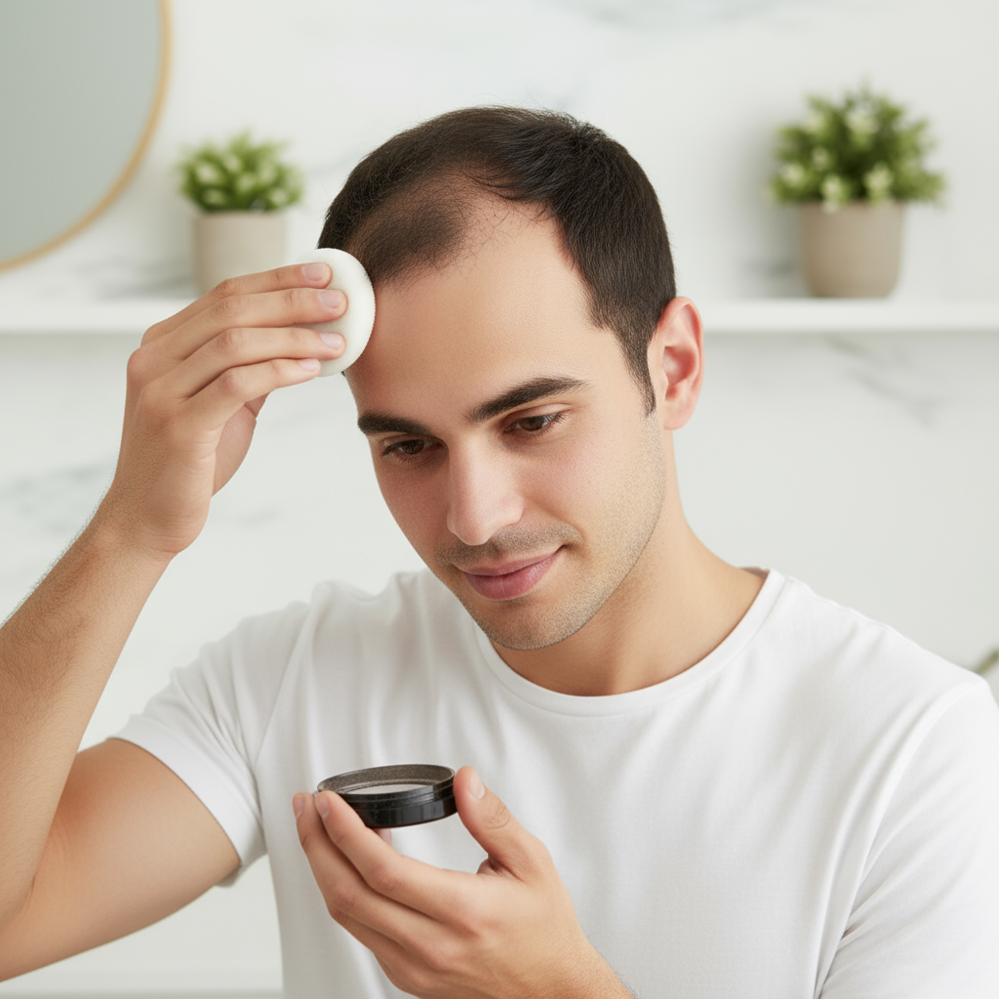 بودرة فراغات الشعر