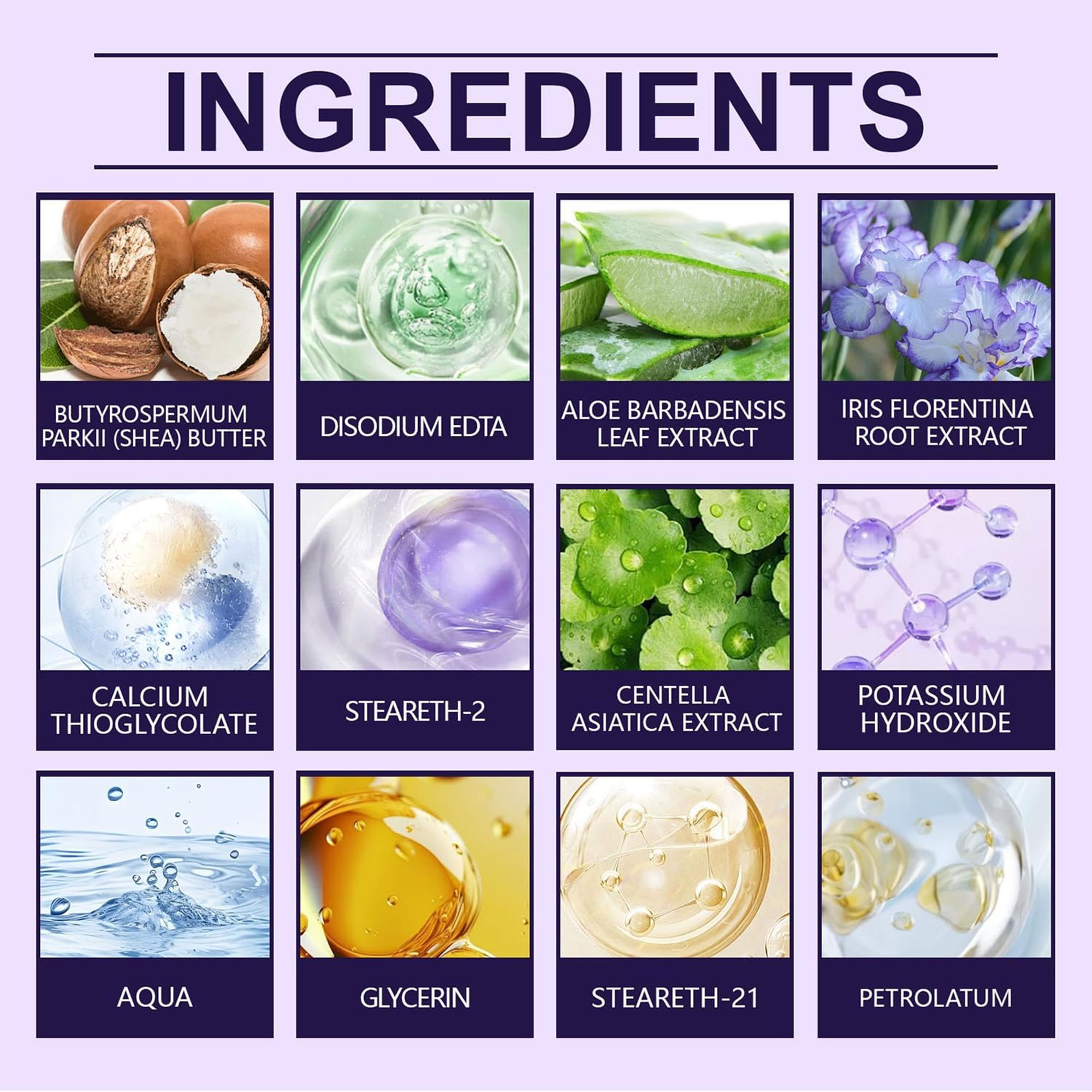 كريم إزالة الشعر شد الجسم فعّال وعدم ألم (نساء)