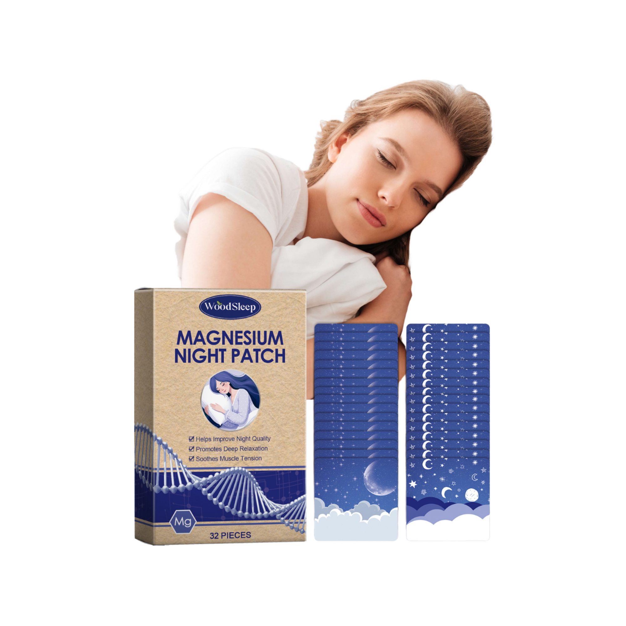 لصقات الذهب الذهبي - 32 قطعة